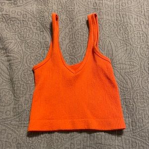 Urban outfitters Orange crop top